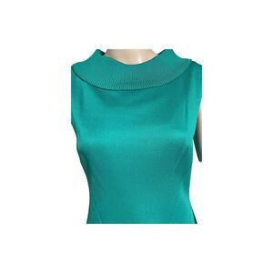 Vintage 1960s Green Mod Dress, Size 6, Excellent Condition